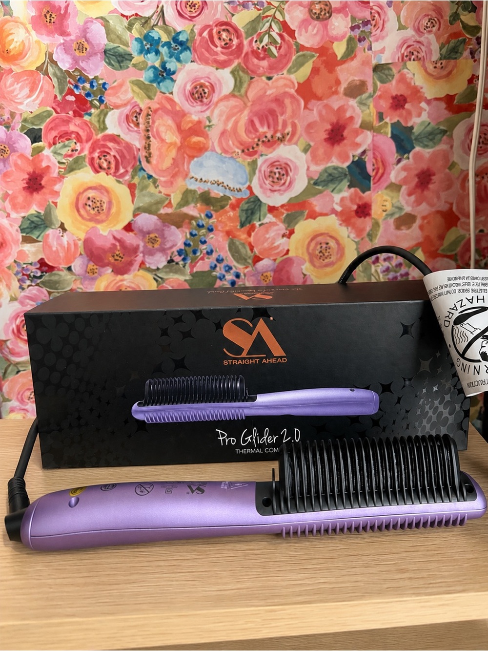 Straight Ahead Pro Glider 2.0 Purple Hair Straightener